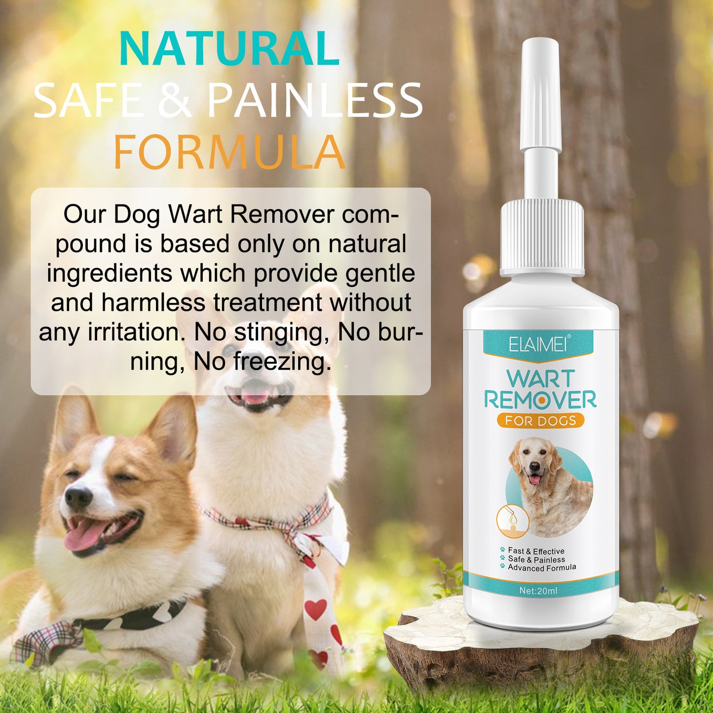 ELAIMEI - Wart Remover for Dogs-Fast and Effective - Safe and Painless