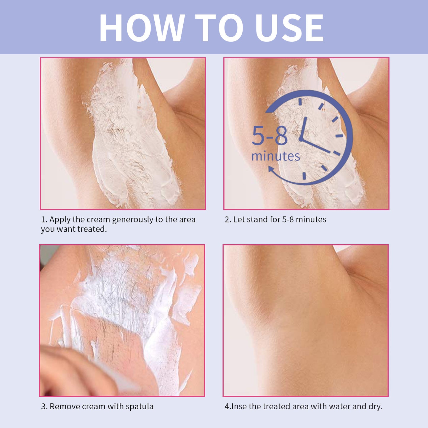 ELAIMEI - Hair Removal Cream - For Painless Hair Removal