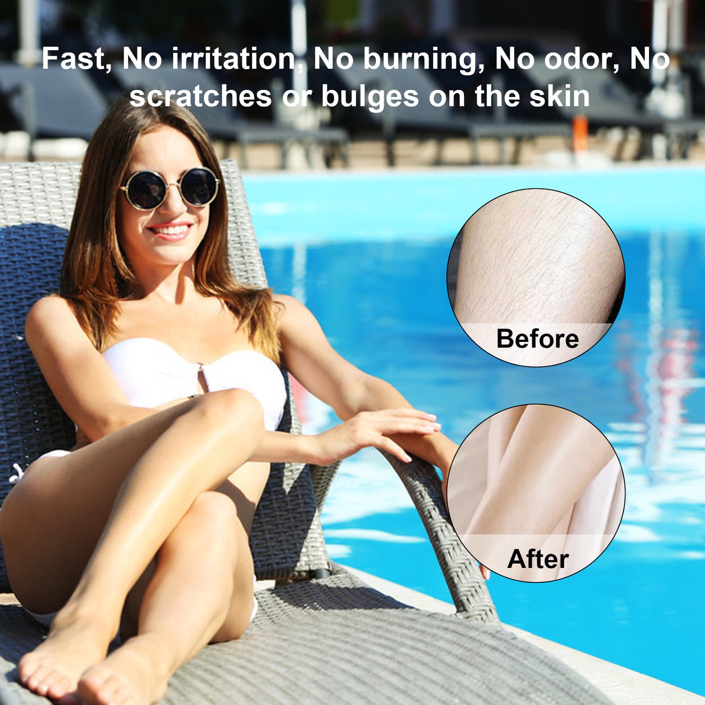 ELAIMEI - Hair Removal Cream - For Painless Hair Removal