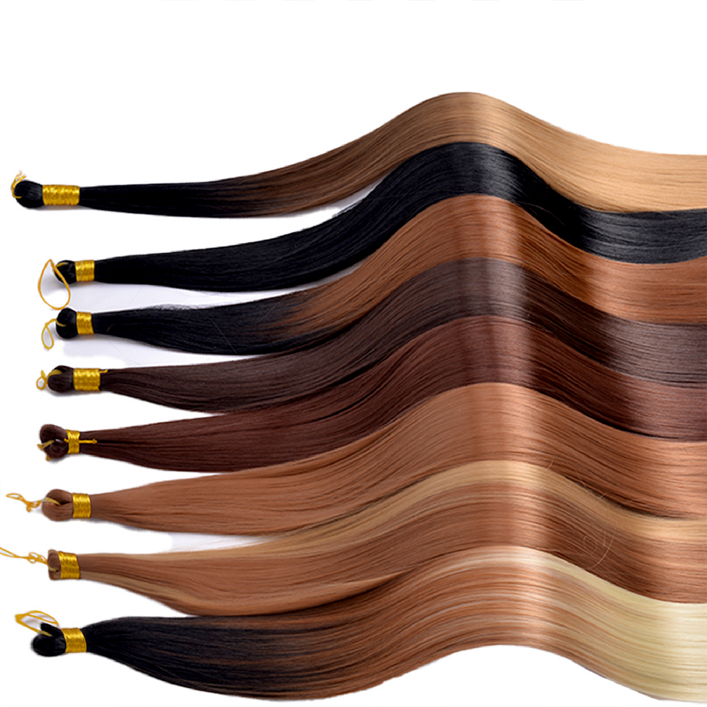 Bone Straight Soft Silky Straight Braiding Hair Extensions