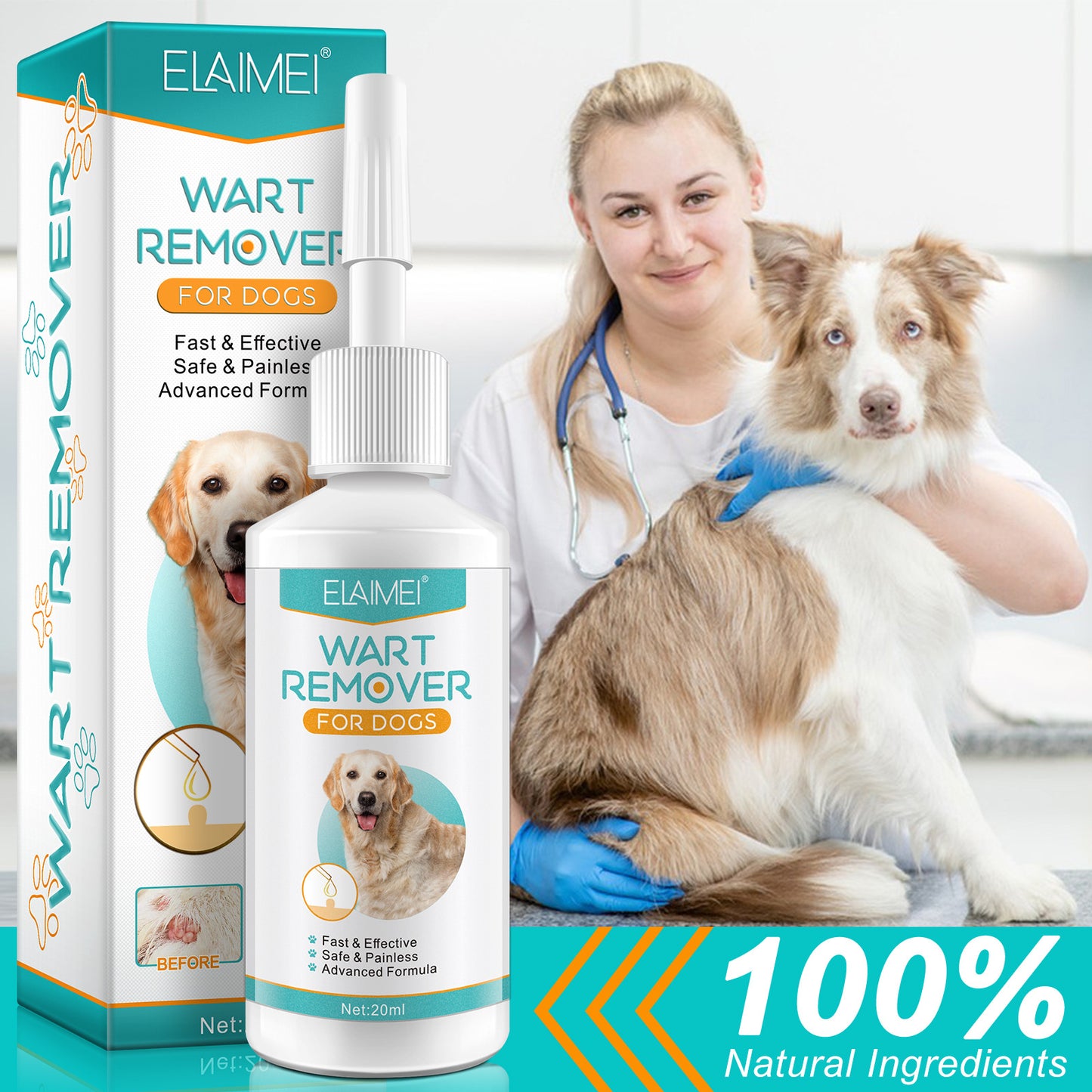 ELAIMEI - Wart Remover for Dogs-Fast and Effective - Safe and Painless