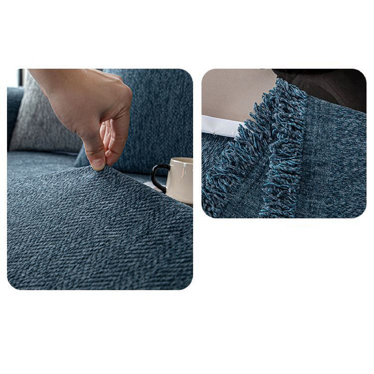 Textured Couch Sofa Cover Blanket- Magic Sofa Covers Washable- Chenille Couch Sofa Covers