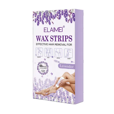 Elaimei Hair Removal Wax Paper Rosin Beeswax Double-Sided - 40 Patches