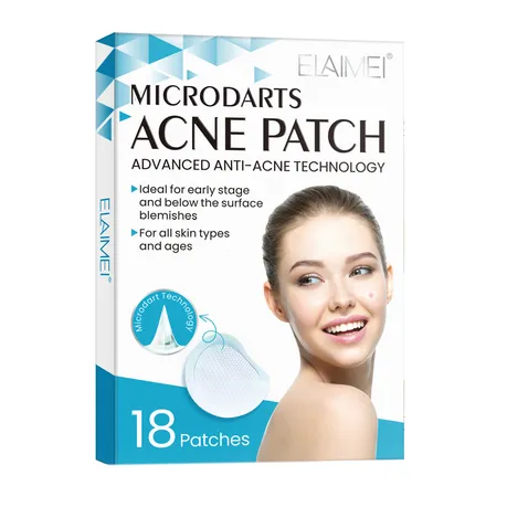 ELAIMEI Microdarts Acne Patch-Anti Acne Technology Reduce Acne-18 Patches