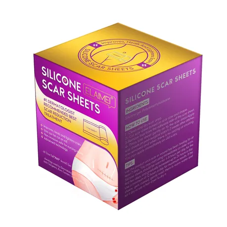 ELAIMEI- Clear Silicone Scar Sheets -Professional Scar Removal 4cm x 1.5m