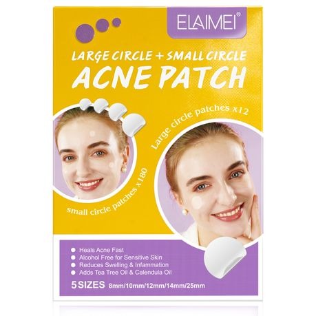 Elaimei - Acne Patch - Large Circle x 12 - Small Circle x 180
