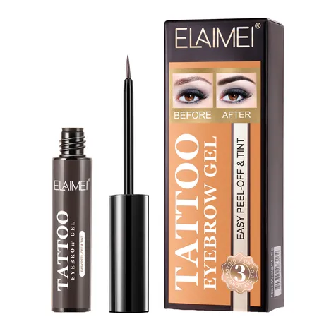 Elaimei Tattoo Eyebrow Gel Easy Peel-Off and Tint