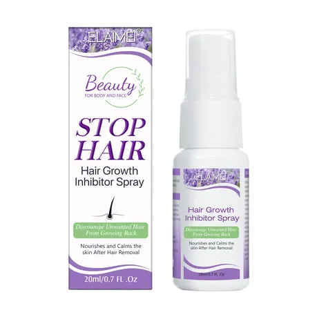 Elaimei Hair Growth Inhibitor - Hair Stop Growth Spray - Hair Removal Spray - 2 Pack