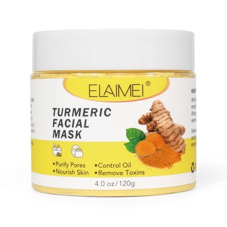 Elaimei Clay Mask-Detoxifying Cleansing and Softening -Purify Pores-Control Oil - Yellow - 1 Pack