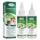 Elaimei Natural Pet Eye Drops for Dogs and Cats - 2 Pack