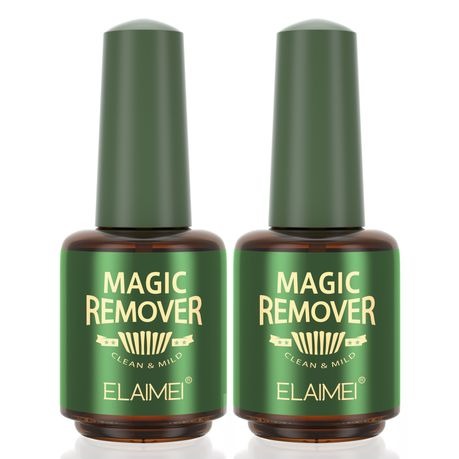 Elaimei Magic Remover Gel Polish Burst Nail Polish Remover 15ml-2Pack
