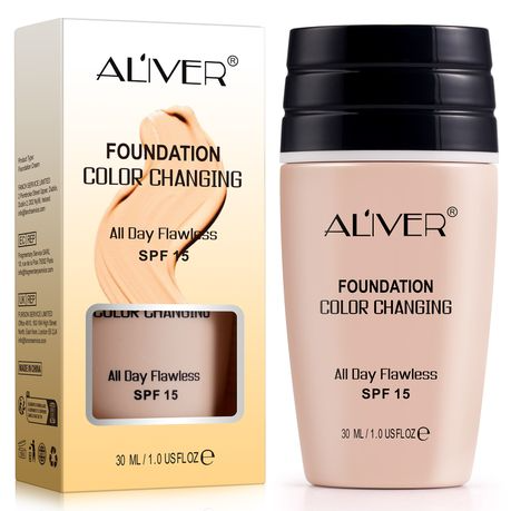 Aliver Colour Changing Foundation - Flawless Makeup That Matches Skin Tone