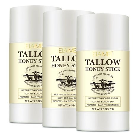 Elaimei Tallow Honey Stick 75g-3 Pack