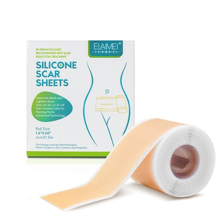 ELAIMEI- Silicone Scar Sheets -Professional Scar Removal Roll 4cm x 1.5m