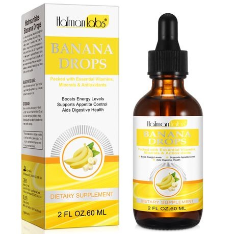 Hatmanlabs Pure Banana Drops Weight Management Supplement - 60 ml