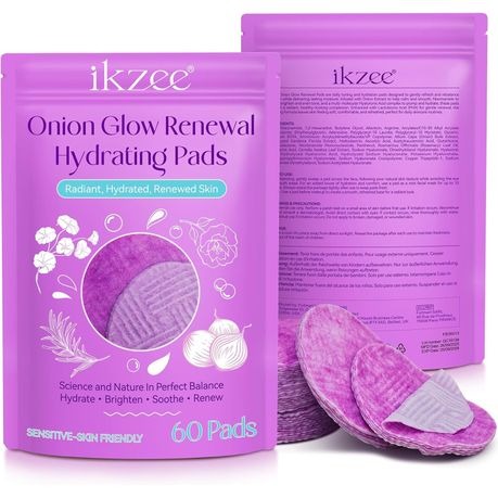 Ikzee Onion Toning Pads (60 Pcs)-Blemish-Clearing & Soothing Skincare