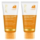 ikzee Turmeric Overnight Wrapping Mask 75ml - 2 Pack