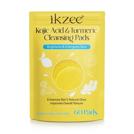 ikzee Kojic Acid & Turmeric Cleansing Pads - 60 Pads
