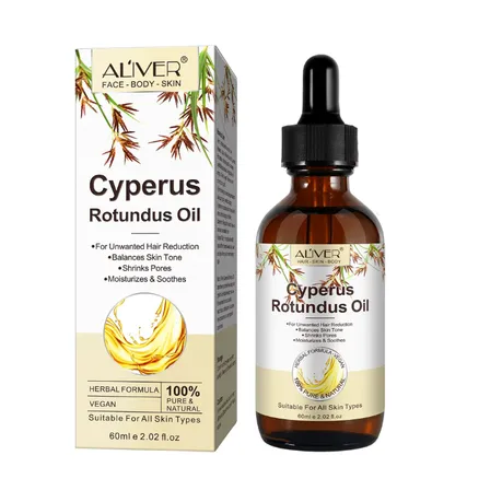 ALIVER Cyperus Rotundus Oil - For Unwanted Hair Reduction & Skin Care