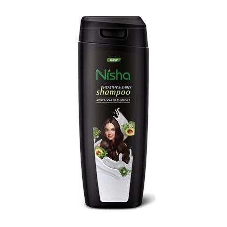 Nisha Healthy & Shiny Shampoo with Avocado & Brahmi Actives - 180 ml