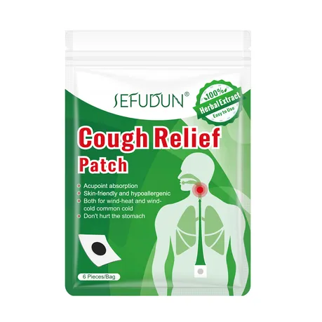 SEFUDUN Cough Relief Patch Throat Anti-Asthma to Stop Cough Clear Phlegm