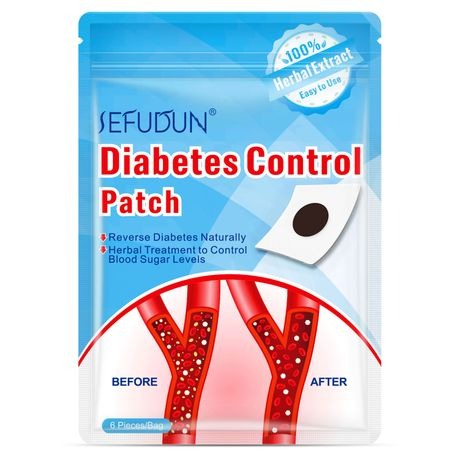 SEFUDUN Hypoglycemic Stickers Diabetes Treatment Sticker 6 Stickers / Pack-2 pack