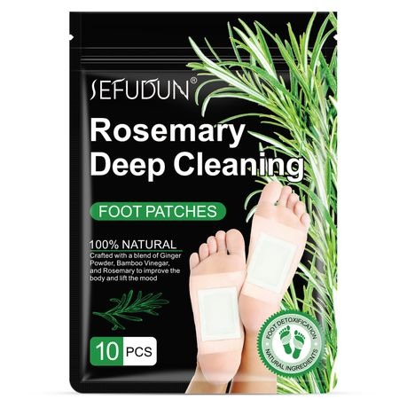 SEFUDUN Rosemary Deep Cleaning Foot Patch Relaxation Relieves Pain & Stress - 1 Pack