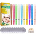 Sefudun Ear Cleaning Candle Aromatherapy Trumpet Shaped Multi-color -Soothing-20pcs