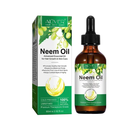 Aliver Pure Neem Oil - Cold Pressed & Unrefined Carrier Oil