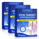 Sefudun Vein Target Microneedle Patch: Varicose Vein Relief-3 Pack