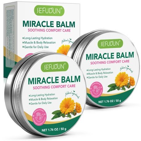 Sefudun Miracle Balm 50g - Natural Relief for Itchy Skin-2 Pack