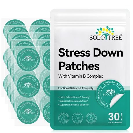 SoloTree Stress Down Patches 30P - 3 Pack