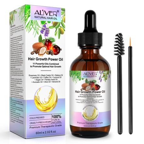 Aliver Hair Growth Power Oil 11-in-1 Natural Blend 60ml