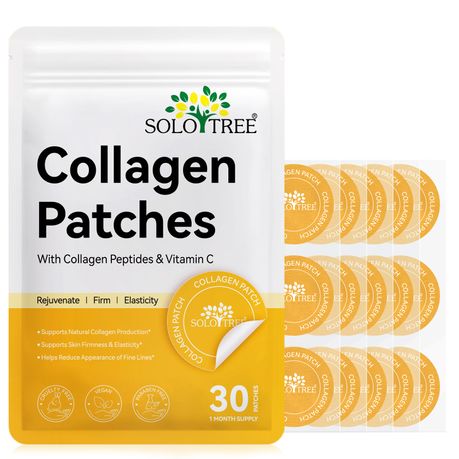 SoloTree Collagen Patches with Vitamin C & Peptides 30P - 1 Pack