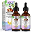 2 Pack Aliver Hair Growth Power Oil 11-in-1 Natural Blend 60ml