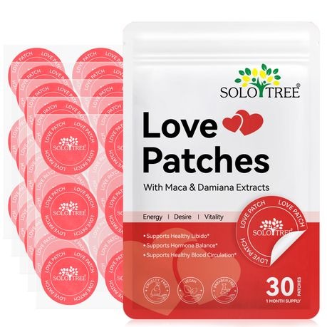 SoloTree Love Patches Maca & Damiana Extracts 30P - 4 Pack
