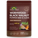 SoloTree Black Walnut & Wormwood Softgels 240P