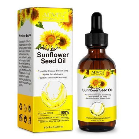 Aliver Cold-Pressed Sunflower Seed Oil - 60ml
