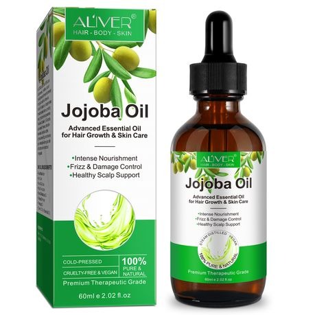 Aliver Pure Jojoba Oil Advanced Essential Hair Growth & Skin Care 60ml