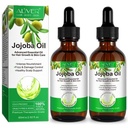 2 Pack Aliver Pure Jojoba Oil Advanced Hair Growth & Skin Care 60ml