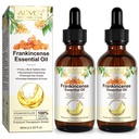 Aliver Pure Frankincense Essential Oil 60ml - 2 Pack