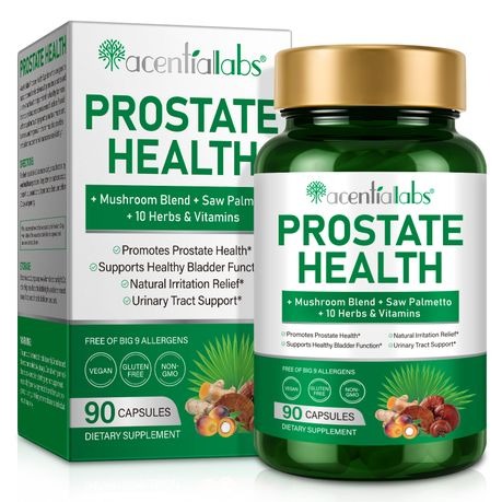 Acentiallabs Prostate Health Supplement - 90 Capsules - 3 Pack