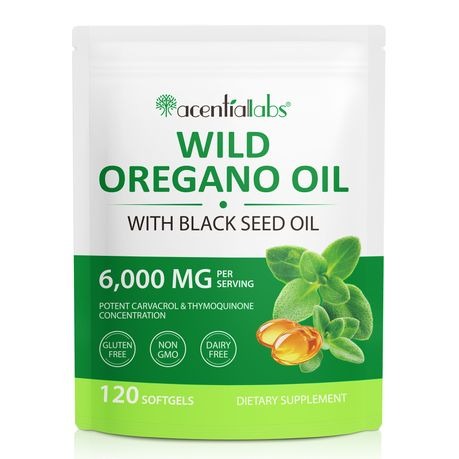 Acentiallabs Wild Oregano Oil Softgels 120P - 1 Pack