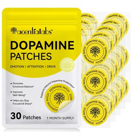 Acentiallabs Dopamine Support Patches 30P - 2 Pack