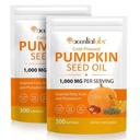 Acentiallabs Pumpkin Seed Oil Softgels 300P - 2 Pack