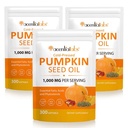 Acentiallabs Pumpkin Seed Oil Softgels 300P - 3 Pack