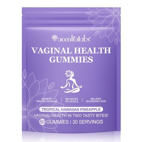 Acential Labs Vaginal Health Probiotic Gummies Berry Flavor - 60S - 2 Pack