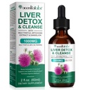 Acentiallabs Liver Detox Cleanse Drops 60ml - 1 Pack