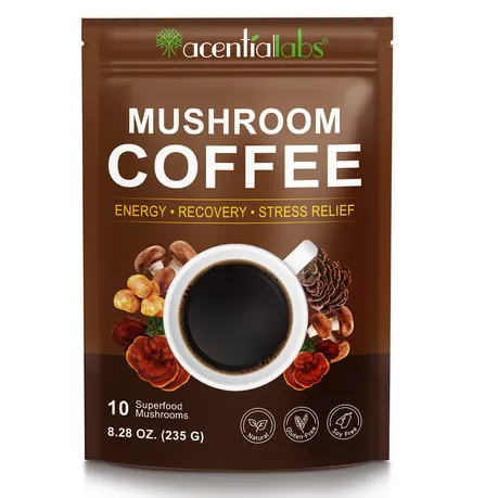 Acentiallabs Mushroom Coffee Blend For Focus, Energy & Immunity - 1 Pack