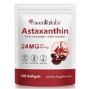 Acentiallabs Astaxanthin 24mg Serving Triple Strength - 120 Softgels - 4 Pack